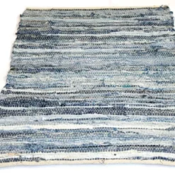 Räsymatot - Nordal Design Denim (jeans) -Pyöreät matot myymälä 01921