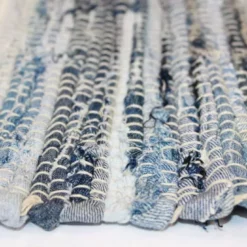 Räsymatot - Nordal Design Denim (jeans) -Pyöreät matot myymälä 02141