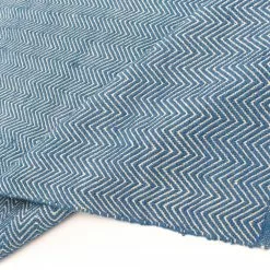 Räsymatto - Marina (sininen) -Pyöreät matot myymälä 07112017 img 1709