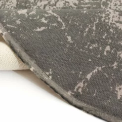 Räsymatto - Cassis (pyöreä) (harmaa) -Pyöreät matot myymälä 09062017 img 5551