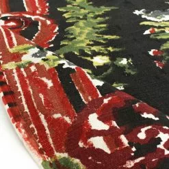 Räsymatto - Rose (pyöreä) -Pyöreät matot myymälä 09062017 img 5567