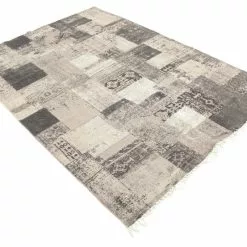 Räsymatto - Bastia (harmaa) -Pyöreät matot myymälä 09062017 img 5581 redigera