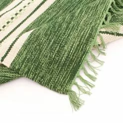 Räsymatto - Kajsa (vihreä) -Pyöreät matot myymälä 10112017 img 1780 51969