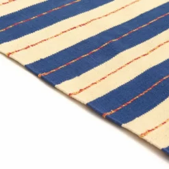 Räsymatto - Alva (sininen) -Pyöreät matot myymälä 10112017 img 1816 10518