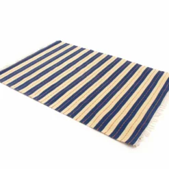 Räsymatto - Alva (sininen) -Pyöreät matot myymälä 10112017 img 1819 24446