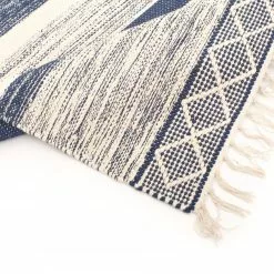 Räsymatto - Nikita (sininen) -Pyöreät matot myymälä 10112017 img 1933 25049