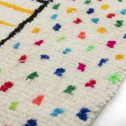 Marokkolainen Kilim Matto Azilal 290 X 190 Cm -Pyöreät matot myymälä 129b 78377