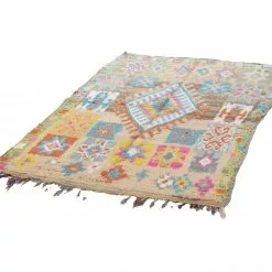 Marokkolainen Kilim Matto Azilal 180 X 130 Cm -Pyöreät matot myymälä 12f 26678