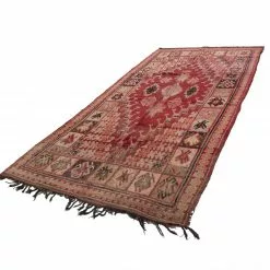 Marokkolainen Kilim Matto Azilal Special Edition 380 X 180 Cm -Pyöreät matot myymälä 130aa