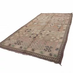 Marokkolainen Kilim Matto Azilal Special Edition 380 X 210 Cm -Pyöreät matot myymälä 131aa