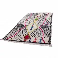 Marokkolainen Kilim Matto Azilal 250 X 140 Cm 11 Marokkolainen Kilim Matto Azilal 250 X 140 Cm -Pyöreät matot myymälä 131f