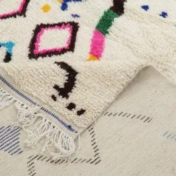 Marokkolainen Kilim Matto Azilal 250 X 140 Cm -Pyöreät matot myymälä 139d 52755