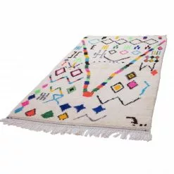 Marokkolainen Kilim Matto Azilal 250 X 140 Cm -Pyöreät matot myymälä 139f