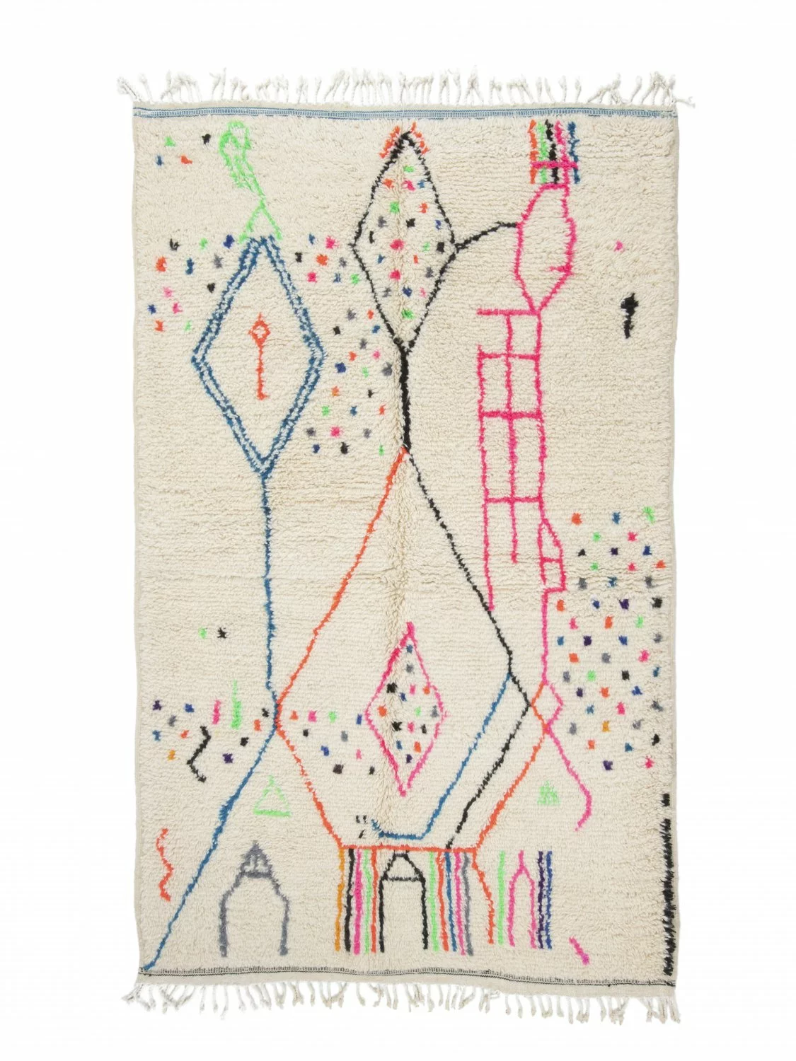 Marokkolainen Kilim Matto Azilal 260 X 150 Cm 3 Marokkolainen Kilim Matto Azilal 260 X 150 Cm