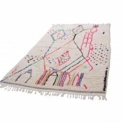 Marokkolainen Kilim Matto Azilal 260 X 150 Cm 11 Marokkolainen Kilim Matto Azilal 260 X 150 Cm -Pyöreät matot myymälä 141f