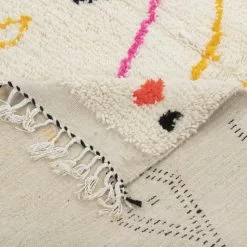 Marokkolainen Kilim Matto Azilal 240 X 150 Cm -Pyöreät matot myymälä 143d 7113