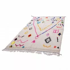 Marokkolainen Kilim Matto Azilal 240 X 150 Cm -Pyöreät matot myymälä 143f 91266