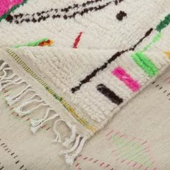 Marokkolainen Kilim Matto Azilal 250 X 140 Cm -Pyöreät matot myymälä 145d 22271