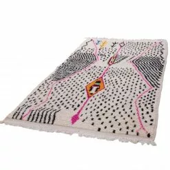 Marokkolainen Kilim Matto Azilal 250 X 140 Cm -Pyöreät matot myymälä 148f