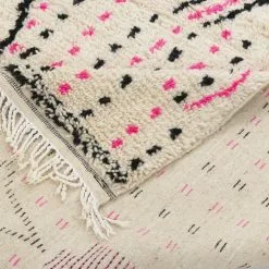 Marokkolainen Kilim Matto Azilal 260 X 140 Cm -Pyöreät matot myymälä 149d 2505