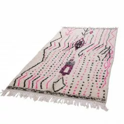 Marokkolainen Kilim Matto Azilal 260 X 140 Cm -Pyöreät matot myymälä 149f 75361