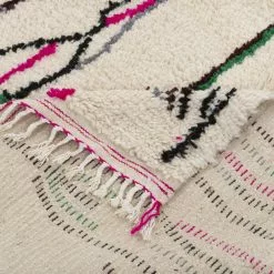 Marokkolainen Kilim Matto Azilal 260 X 140 Cm -Pyöreät matot myymälä 151d 27397