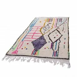 Marokkolainen Kilim Matto Azilal 250 X 140 Cm -Pyöreät matot myymälä 156f