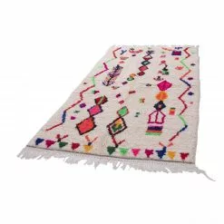 Marokkolainen Kilim Matto Azilal 250 X 140 Cm -Pyöreät matot myymälä 157f