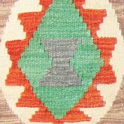 Edessä -Pyöreät matot myymälä 2023 01 02 kelimkuddar k131b