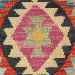 Kelim-tyynyt 45 X 45 Cm -Pyöreät matot myymälä 2023 01 02 kelimkuddar k163b