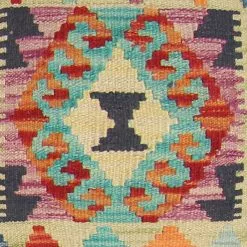 Kelim-tyynyt 45 X 45 Cm -Pyöreät matot myymälä 2023 01 02 kelimkuddar k205b