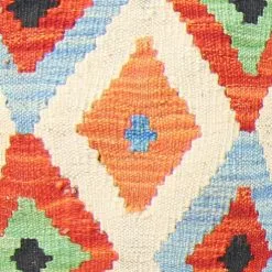 Kelim-tyynyt 45 X 45 Cm 5 Kelim-tyynyt 45 X 45 Cm -Pyöreät matot myymälä 2023 01 02 kelimkuddar k215b