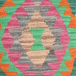 Kelim-tyynyt 45 X 45 Cm -Pyöreät matot myymälä 2023 01 02 kelimkuddar k26b