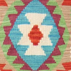 Kelim-tyynyt 45 X 45 Cm 5 Kelim-tyynyt 45 X 45 Cm -Pyöreät matot myymälä 2023 01 02 kelimkuddar k354b