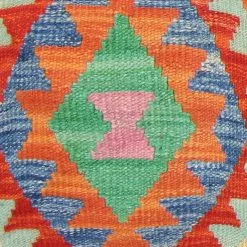 Kelim-tyynyt 45 X 45 Cm -Pyöreät matot myymälä 2023 01 02 kelimkuddar k392b