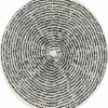 Pyöreät Matot - Brussels Swirl (musta) -Pyöreät matot myymälä 20528710120night