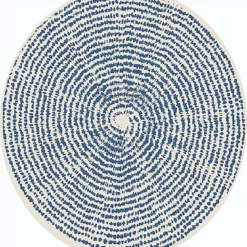 Pyöreät Matot - Brussels Swirl (sininen)
