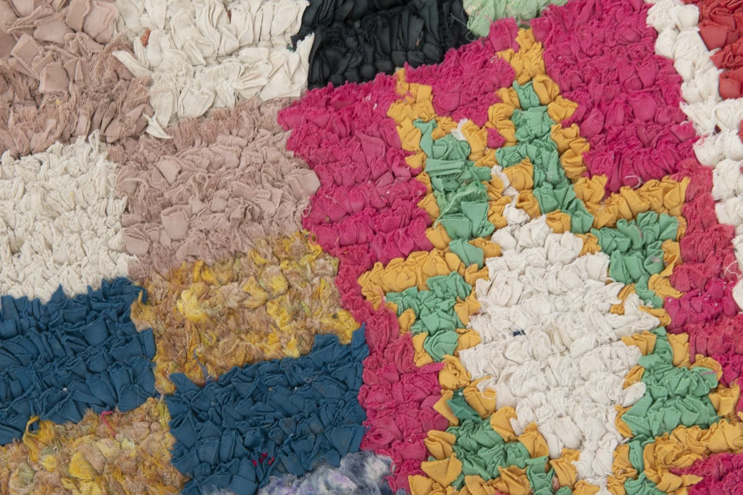 Marokkolainen Kilim Matto Boucherouite 250 X 110 Cm 5 Marokkolainen Kilim Matto Boucherouite 250 X 110 Cm - Image 3