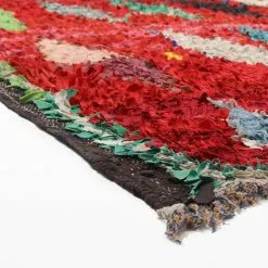 Marokkolainen Kilim Matto Boucherouite 320 X 180 Cm -Pyöreät matot myymälä 20x0918 320x180 h322.p3 matta carpet teppich 03copyrr