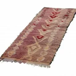Marokkolainen Kilim Matto Azilal 270 X 90 Cm -Pyöreät matot myymälä 22f 12422