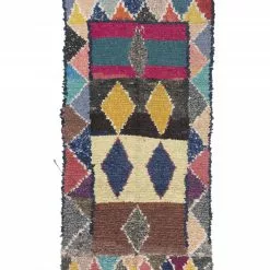 Marokkolainen Kilim Matto Boucherouite 270 X 130 Cm
