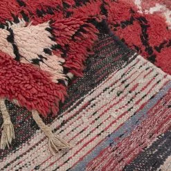 Marokkolainen Kilim Matto Azilal 260 X 90 Cm -Pyöreät matot myymälä 25d 65746
