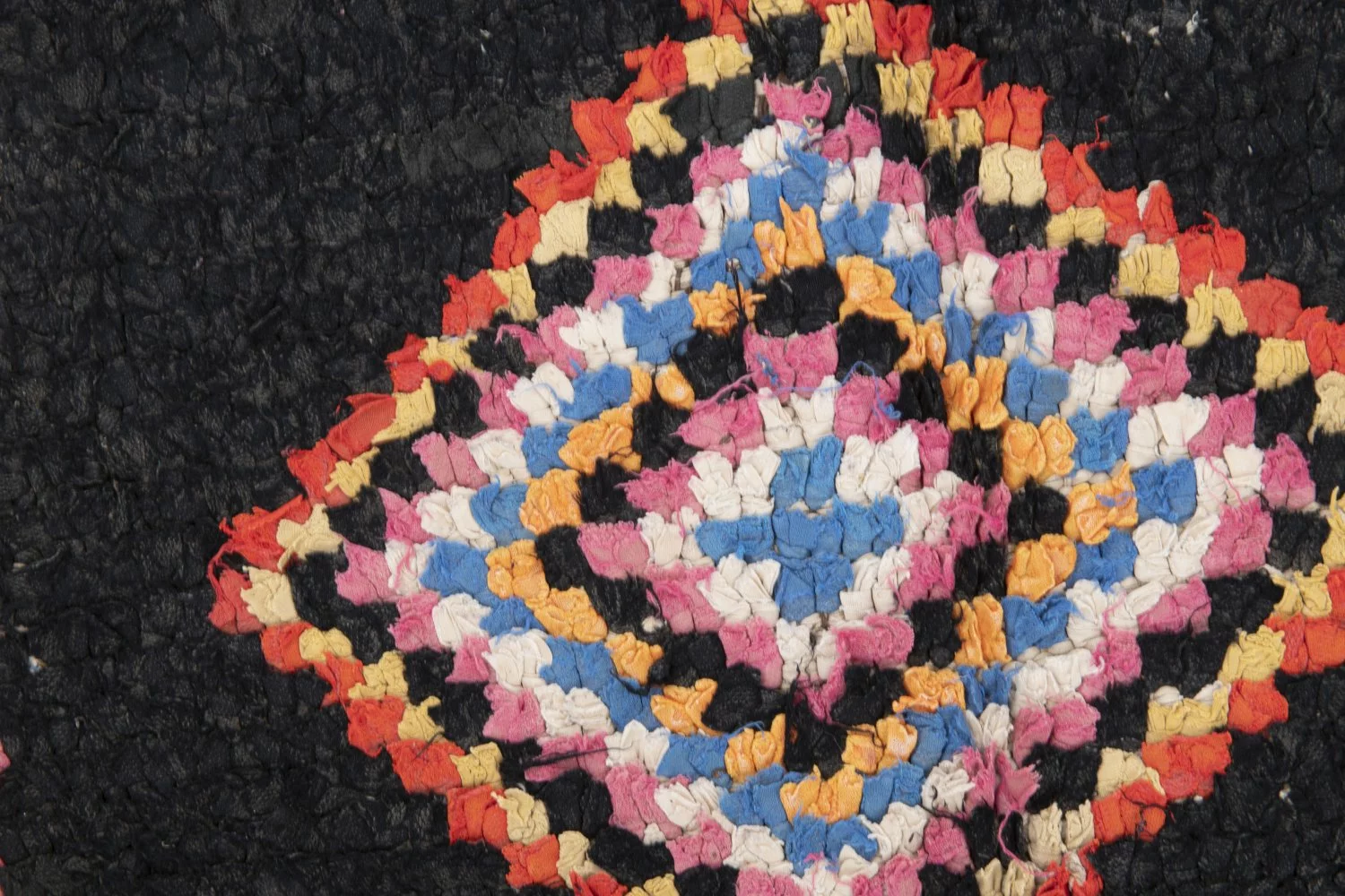 Marokkolainen Kilim Matto Boucherouite 250 X 120 Cm 5 Marokkolainen Kilim Matto Boucherouite 250 X 120 Cm - Image 3