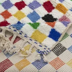 Marokkolainen Kilim Matto Azilal 250 X 160 Cm -Pyöreät matot myymälä 28d 33064