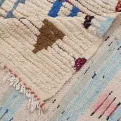 Marokkolainen Kilim Matto Azilal 190 X 90 Cm -Pyöreät matot myymälä 28d 61004