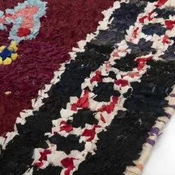 Marokkolainen Kilim Matto Boucherouite 190 X 120 Cm 8 Marokkolainen Kilim Matto Boucherouite 190 X 120 Cm -Pyöreät matot myymälä 41b 14995