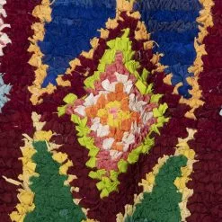 Marokkolainen Kilim Matto Boucherouite 190 X 120 Cm 9 Marokkolainen Kilim Matto Boucherouite 190 X 120 Cm -Pyöreät matot myymälä 41c 92192