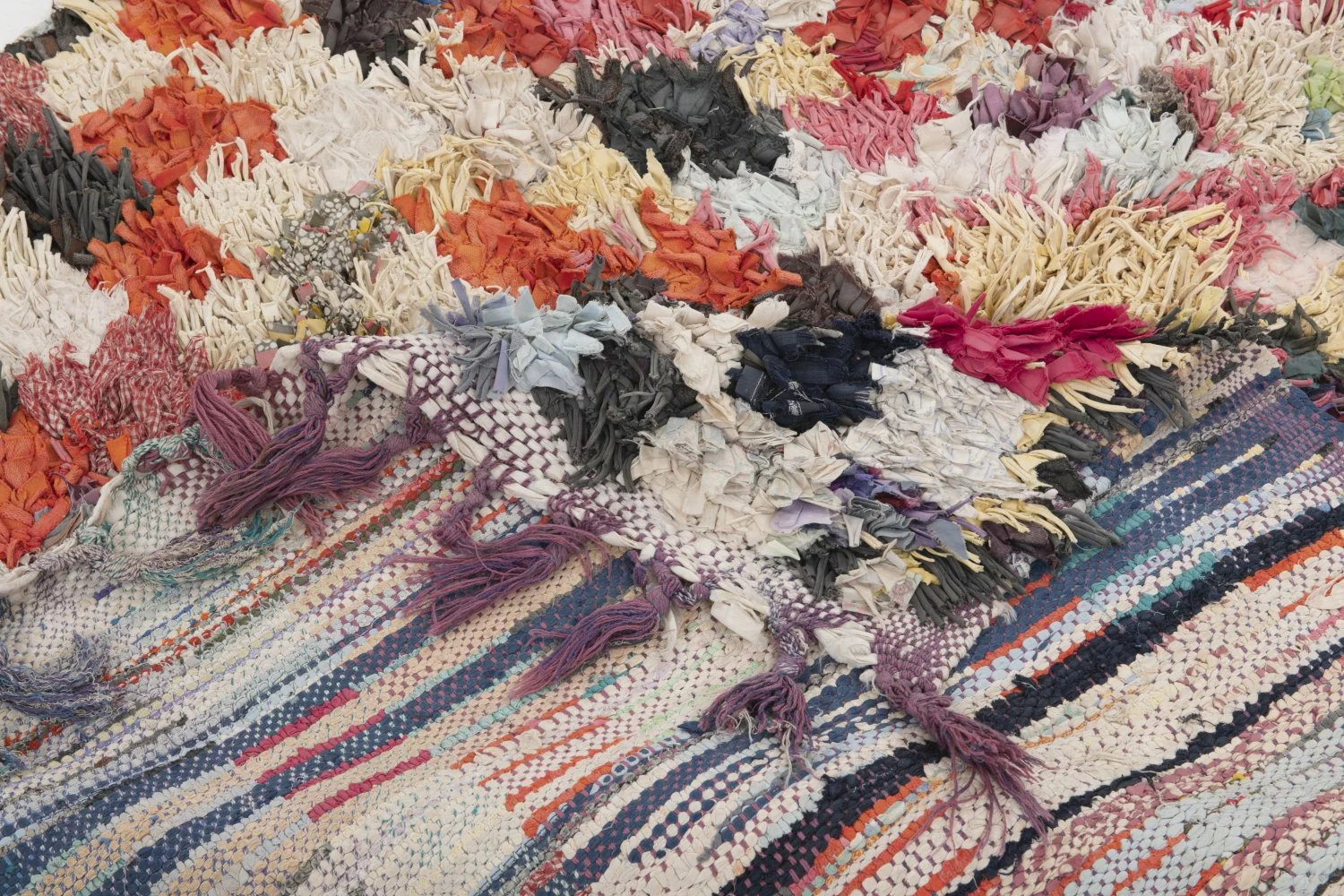 Marokkolainen Kilim Matto Boucherouite 280 X 150 Cm 6 Marokkolainen Kilim Matto Boucherouite 280 X 150 Cm - Image 4