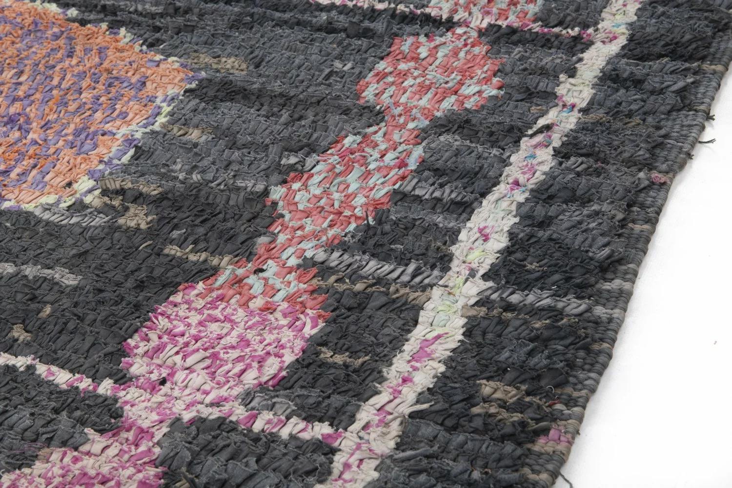 Marokkolainen Kilim Matto Boucherouite 270 X 170 Cm 4 Marokkolainen Kilim Matto Boucherouite 270 X 170 Cm - Image 2