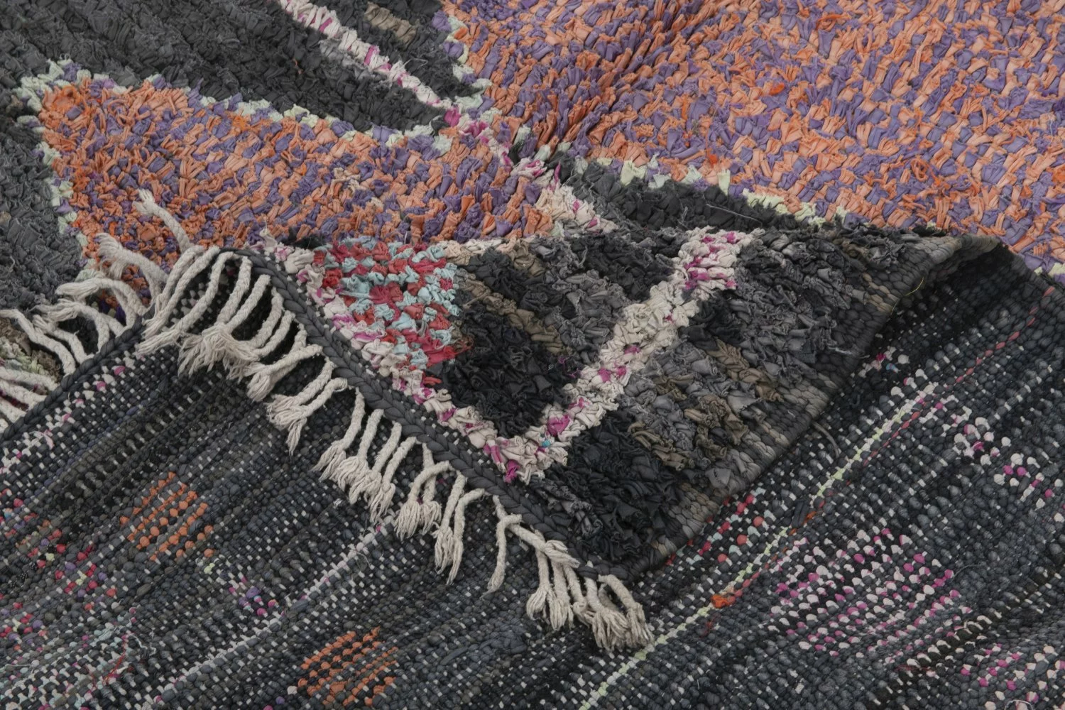 Marokkolainen Kilim Matto Boucherouite 270 X 170 Cm 6 Marokkolainen Kilim Matto Boucherouite 270 X 170 Cm - Image 4